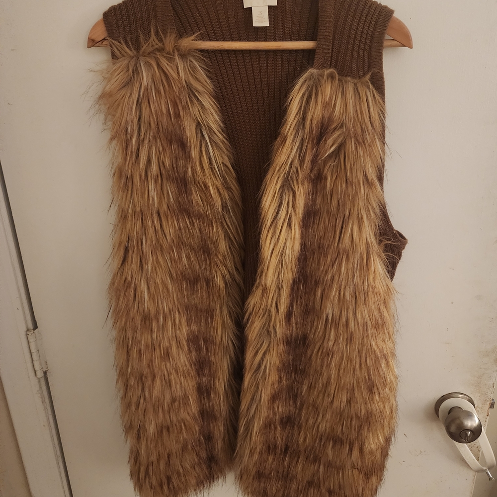 Chico's Rich Brown Knit Sweater
